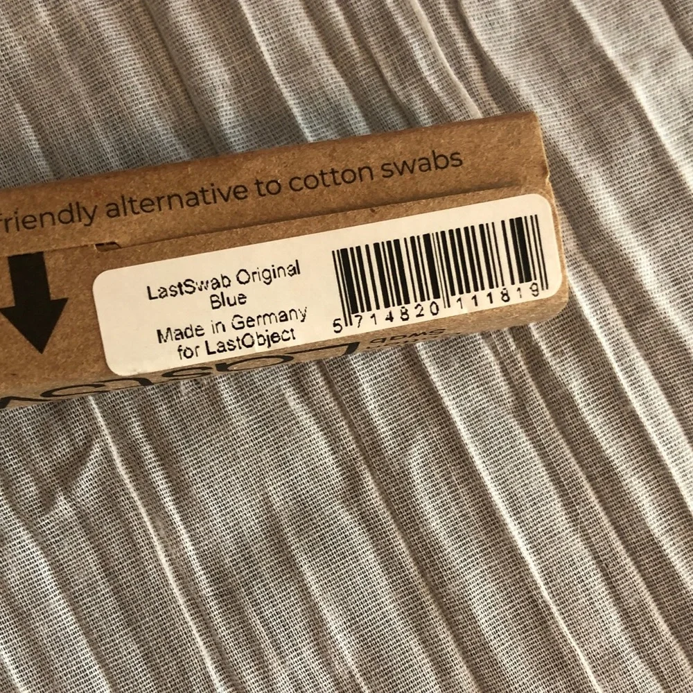 LAST SWAB Reusable Cotton Swab Regular w/plastic case box ECO FRIENDLY NEW